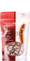Hund Katze Hundefutter Snacks Rinder-Bratwurst 100g 1 Stück Anifit